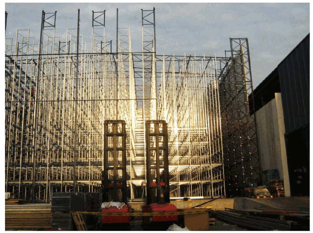 Almacén autoportante Gloria, 19 metros de altura, proyecto LOGICORP